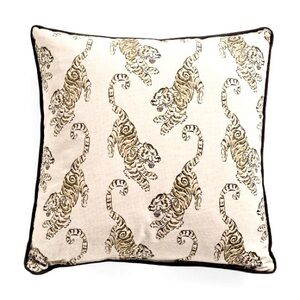 Tiger Print Throw Pillow